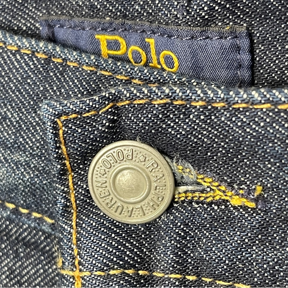 Polo Ralph Lauren Varick Slim Straight Jeans Light Weight Morris 38X34 Cotton - Picture 8 of 13